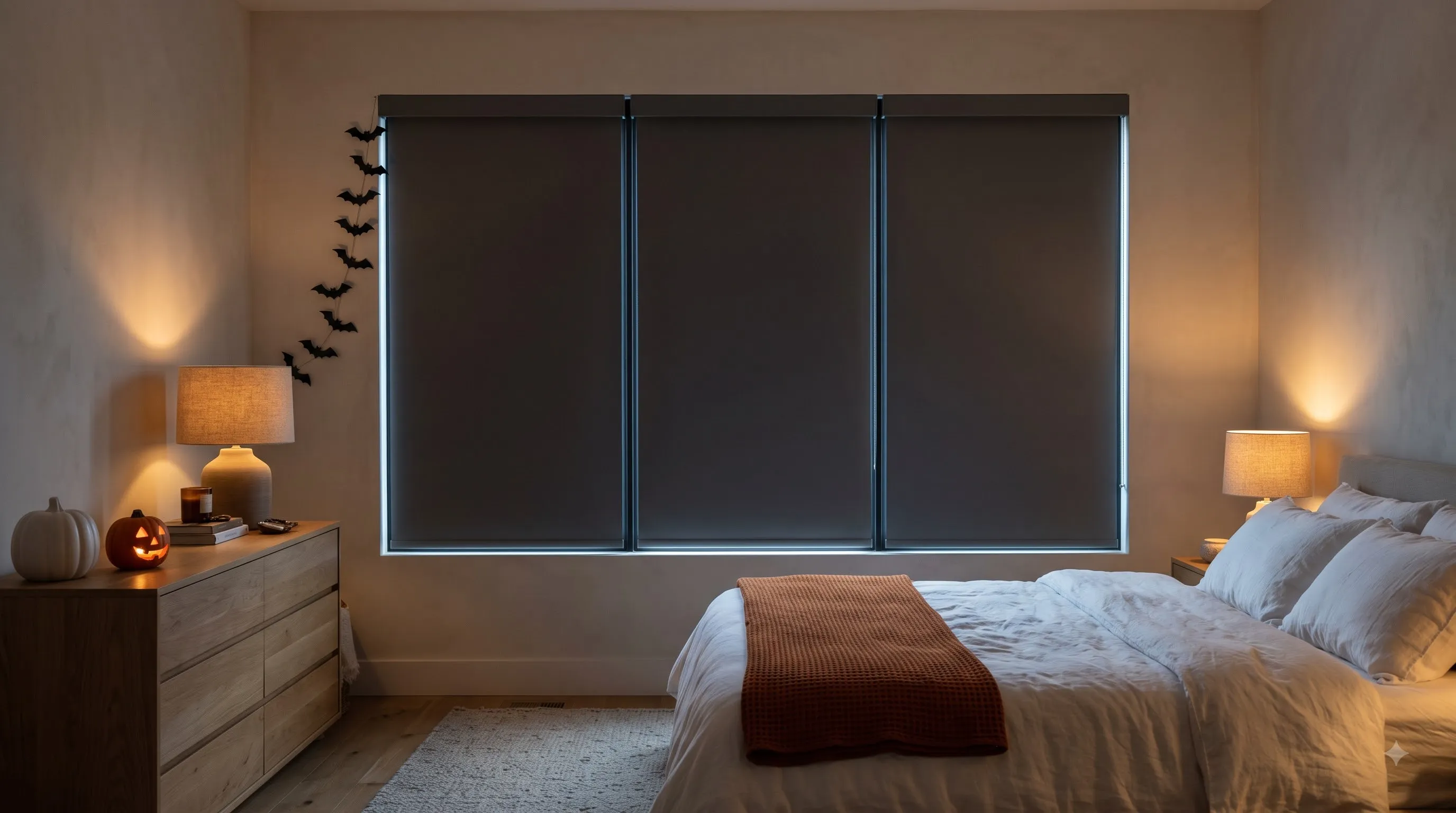 Halloween Sale on Blackout Roller Shades